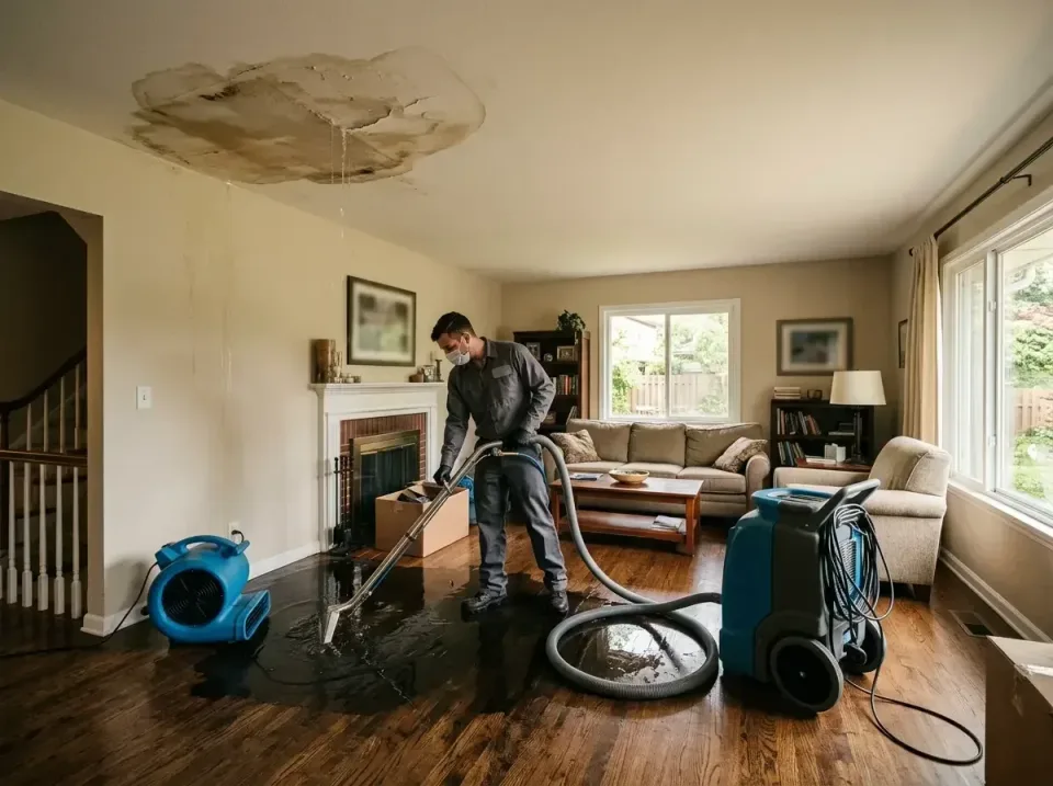 attic-pipe-burst-ceiling-drip-008 — frequently asked questions, Water Damage Restoration & Carpet Care in Spencerville, OH